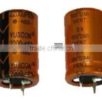 high quality electrolytic capacitor 2700uf 16v