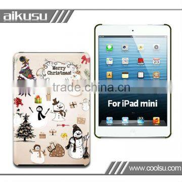 2013 pc colorful case for ipadmini with Christmas theme