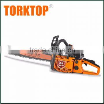 Chinese cheap 2 stroke gasoline chain saw , 5800 chainsaw with 18''/20''/22'' guide bar