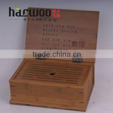 Bamboo gift case from solid wood box manufacturer