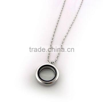 round shape floating locket