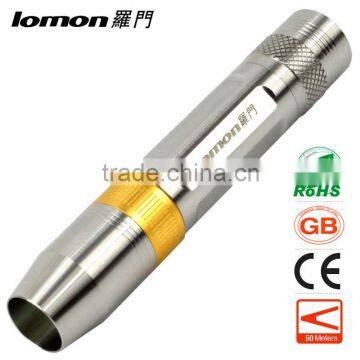 Three Light Source Stainless Steel Jade Distinguishing Customized Manufacturer Flashlight