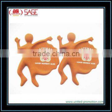 Hot sell nice custom logo rubber coaster