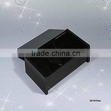 2015 fantasic elegant black Acrylic paper tissue box with Experienced Factory Made