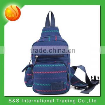 2015 new prduct sport outdoor canvas sling bag