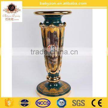 Luxury Ceramic Home Decoration marble pillar/roman pillar