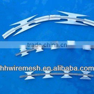 Razor barbed wire/electro galvanized razor from china factory