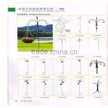Beautiful Powder Coated Low Price Metal Shepherd Hooks photo-5