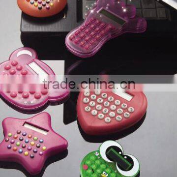 Shaped Promotional Gift Plastic Pocket Calculator