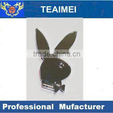 3D chrome playboy car emblem badges decal badge car sticker