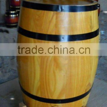 Wooden beer barrel