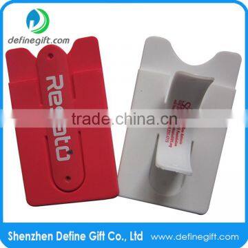 Silicone Cell Phone Card Holder With Stand photo-2