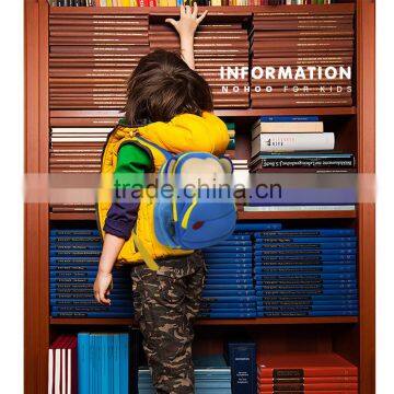 Kids Backpack School Bag With Cute Monkey Image photo-4