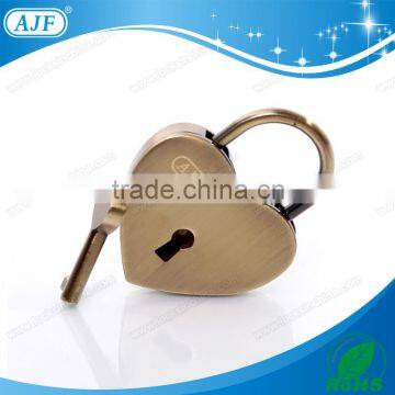 AJF Hot Selling Chinese Antique Heart Padlock Vintage Heart Lock photo-2