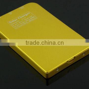 Factory Price High Quality 2600mA Solar Panel Power Bank For Mobile Phone/Digital Camera/ PC/MP3