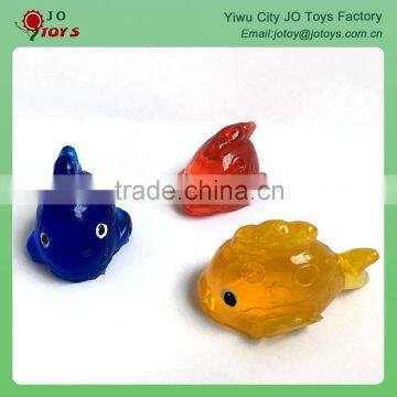 Plastic material sticky animal toy like clownfish