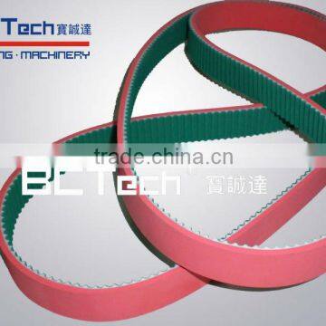 PU Timing Belt with Green Fabric & Rubber