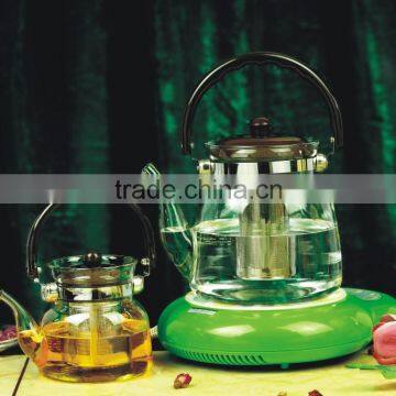 Heat Resistant Handcrafted Infuser Practical Tea Pot set(600B+2000B)