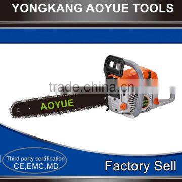 45CC gasoline chain saw 18" bar with CE, MD certifications chain saw 4500