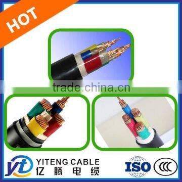 600/1000V 2-Core-4-Core XLPE Insulated or PVC Insulated Fire Resistance Power Cable