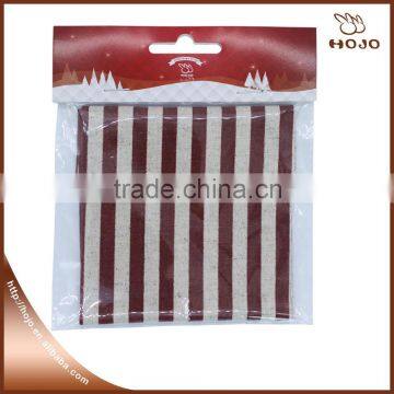 Red colour of duplicate ancient customs fabric