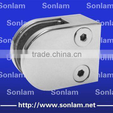 stainless steel handrail glass clamp for balcony