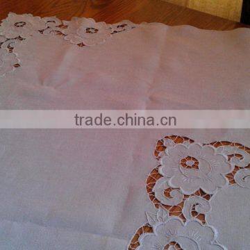 Hand Embroidered Linen Table Cloth No.12 photo-6