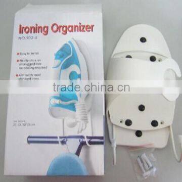 Wall-mounted iron & ironing board holders,ironing organizer