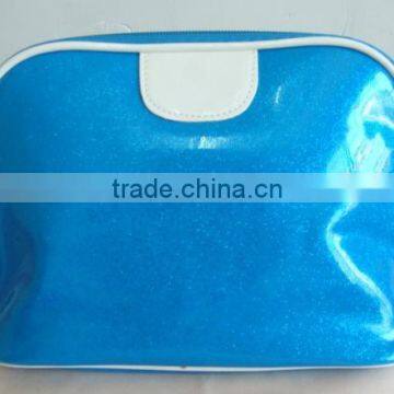 PU bling cosmetic bag made in china