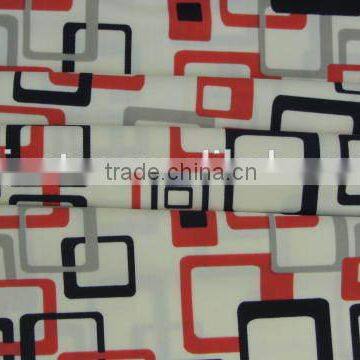 Red Black Rectangle Buckle Spandex Print Nylon Wholesale Fabric China photo-5