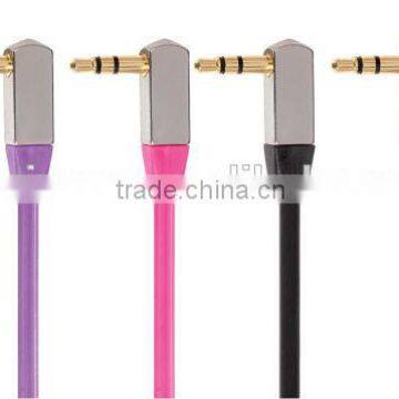 3.5mm Stereo Audio Extension Cable 3.5 ANGLE Plug Cable