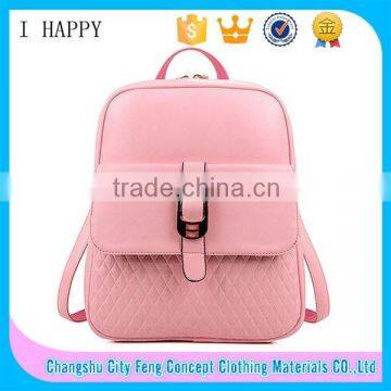 2015 Stylish Korean School Pink Backpack