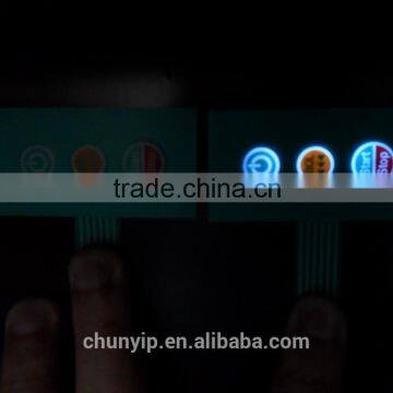 LED Membrane Switch Panel With Backlight by LGF