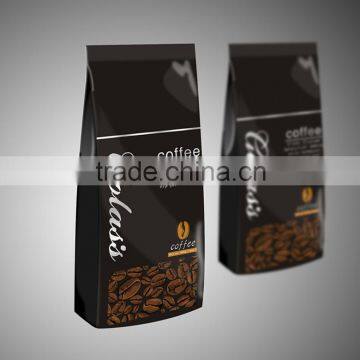 Customized Plastic Aluminum Foil Coffee Bags/ Coffee Bag With Valve/ Coffee Packaging Bags