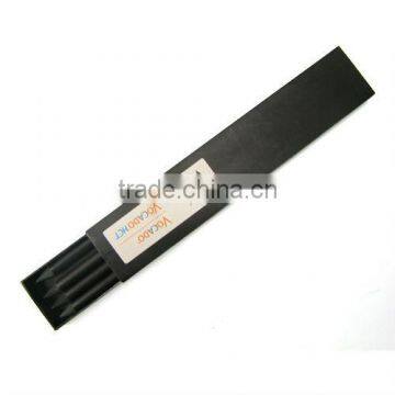 7''black lead black wooden pencil with acryl diamond in paper box