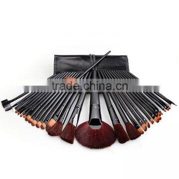 high quality professional 32pcs makeup brushes set with synthetic hair