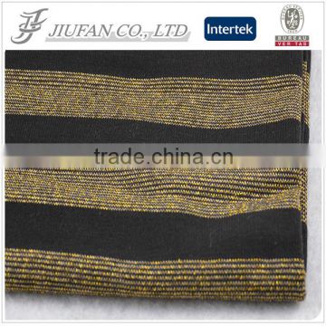 Jiufanlurex Textile polyester lurex knit fabric with spandex