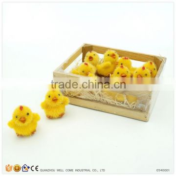 12pcs per Wood Packing Box Garden Decoration Chicken