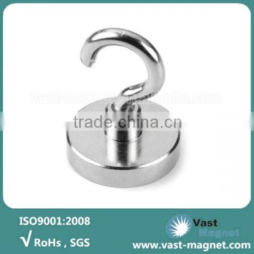 Sintered neodymium strong magnet with hook