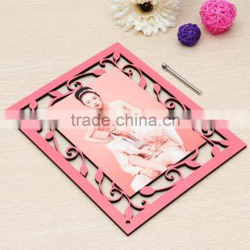 Sublimation coated wood photo frame, BT-15