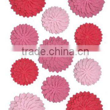 DIY Eco-friendly Non-toxic flower felt sticker for home decoration