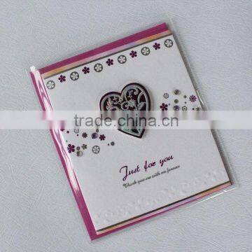 2014 hot sale New Wedding Invitation Card ,handmade Wedding Invitation card,greeting card