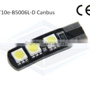 6smd 5050 t10 5w5 bulbs led light canbus car led light