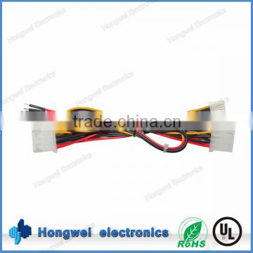 China factory 4 pin connector 5.08mm pitch cable with 20AWG 300V 80C PVC wire electrical wiring harness