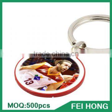China Supplier Advertising Printed Basketball Souvenir Oem Key Holder photo-5
