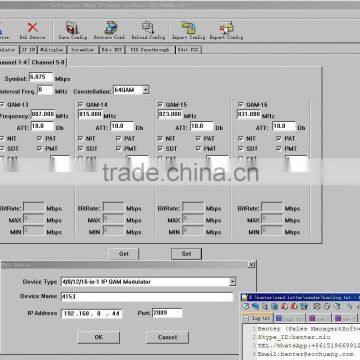 8in1 Modulator With Scrambler (TS IP/multicast Gigabit In,8*DVB-C RF Out) photo-4