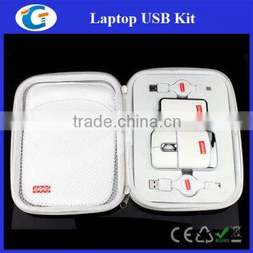 USB Travel Set W/Mouse