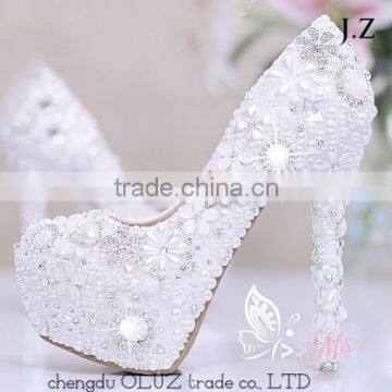 OW04 us sizes sexy stiletto high heel wedding platform dress shoes