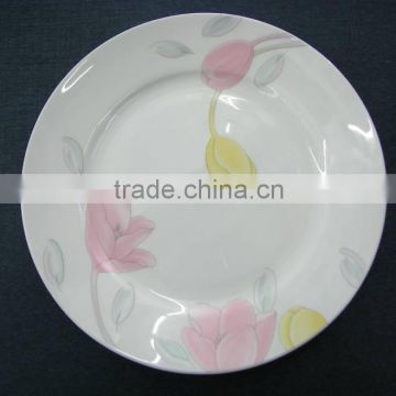 Health creative ceramic food Circula plate(PD-07)