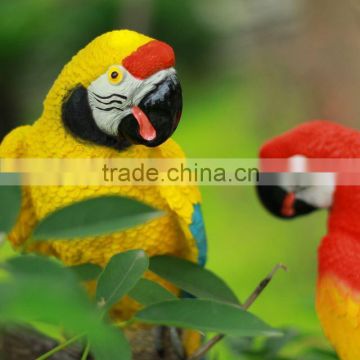 Small decoration resin bird of parrot